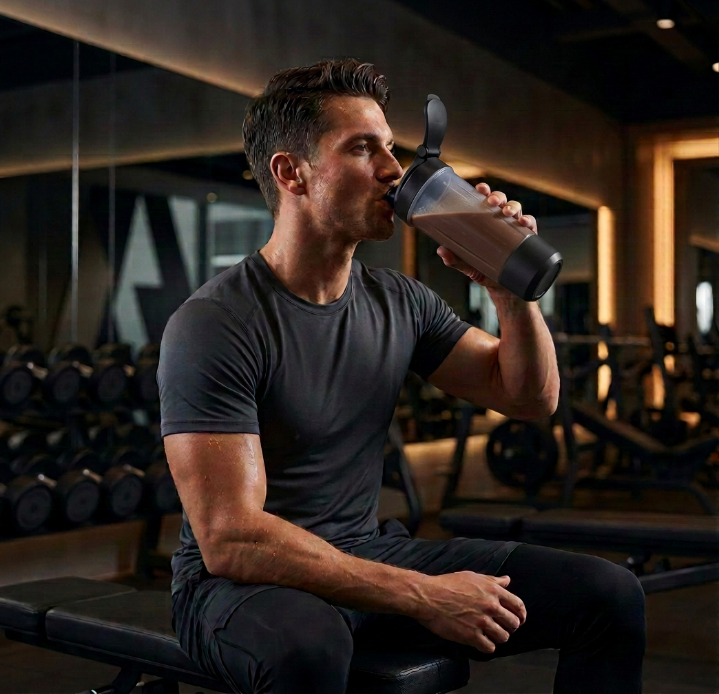 GRIPT electric protein shaker bottle, 450mL – view 3