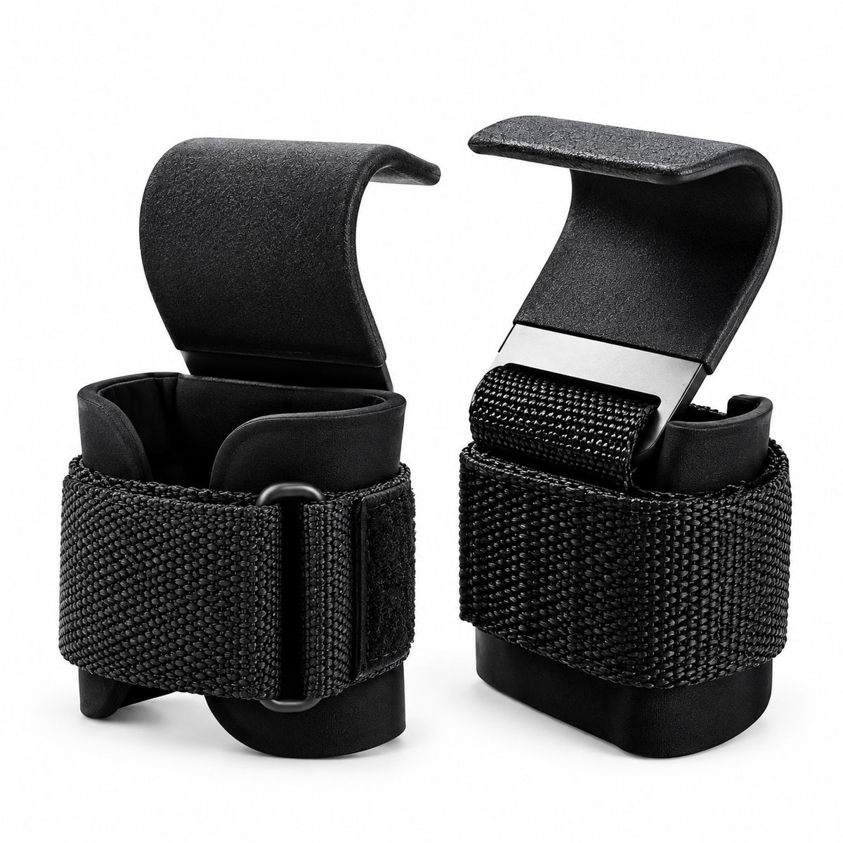 GRIPT heavy-duty lifting hooks with wrist padding