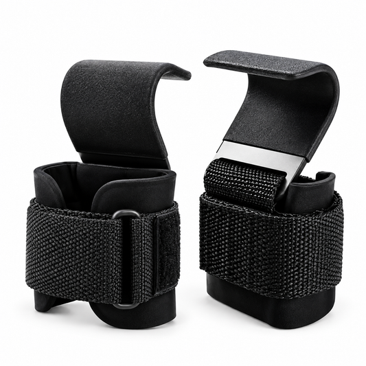 GRIPT heavy-duty lifting hooks with wrist padding