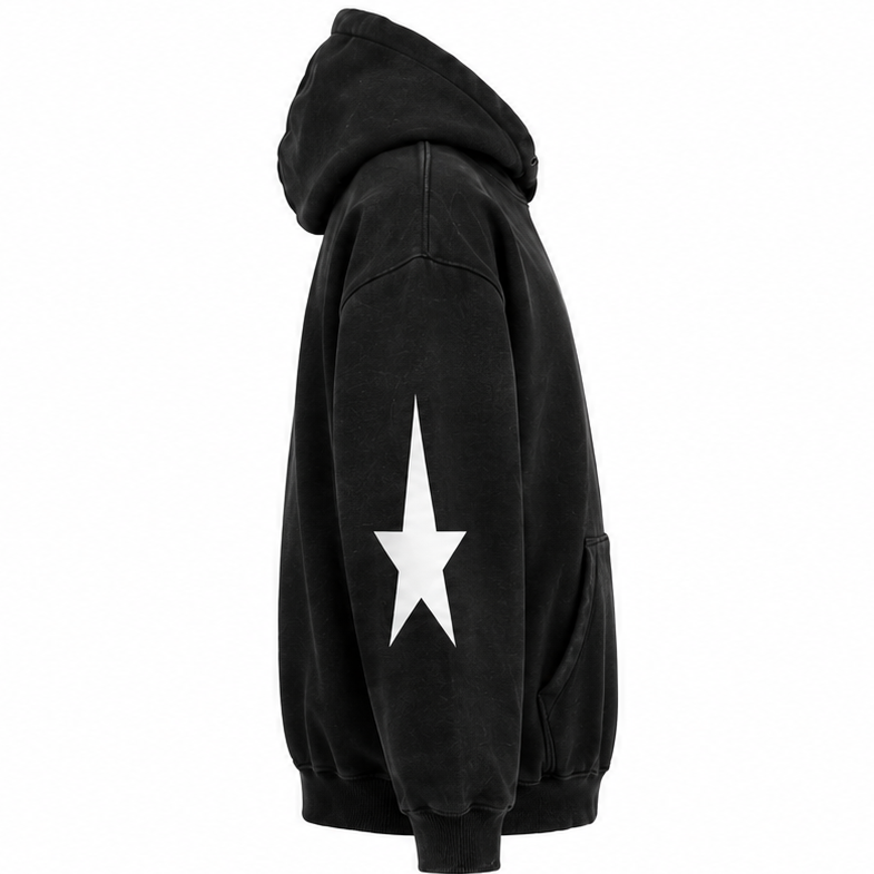 GRIPT oversized boxy fleece hoodie – view 4