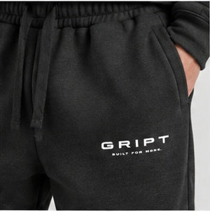 GRIPT FW26 Heavyweight Joggers — Black