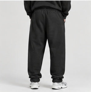 Back of the GRIPT FW26 Heavyweight Joggers with ribbed cuffed ankles